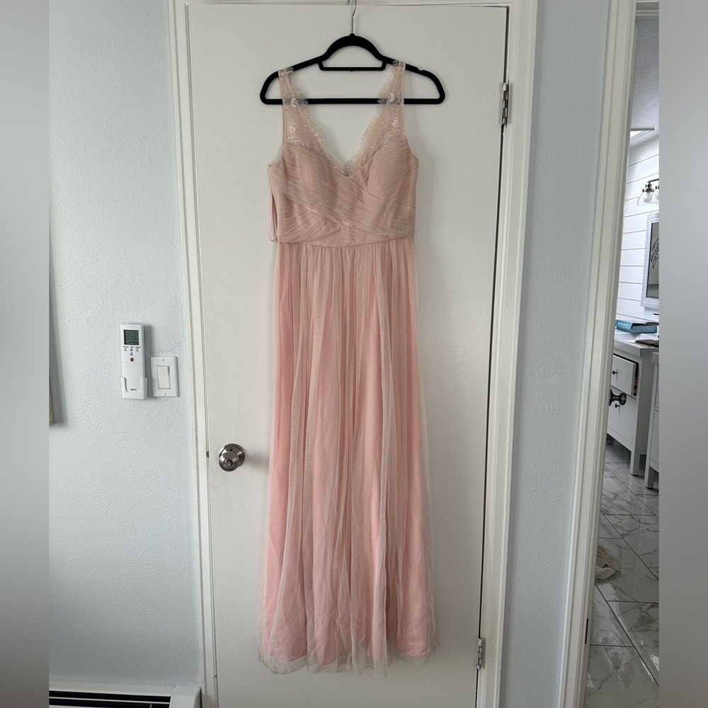 Perfect Blush Full Length Bridesmaids Dress
